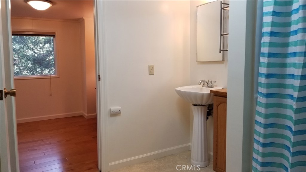 21455 Delta Way, Unit 2 Monte Rio, CA 95462 - Photo 38 of 48 a bathroom with a sink and mirror