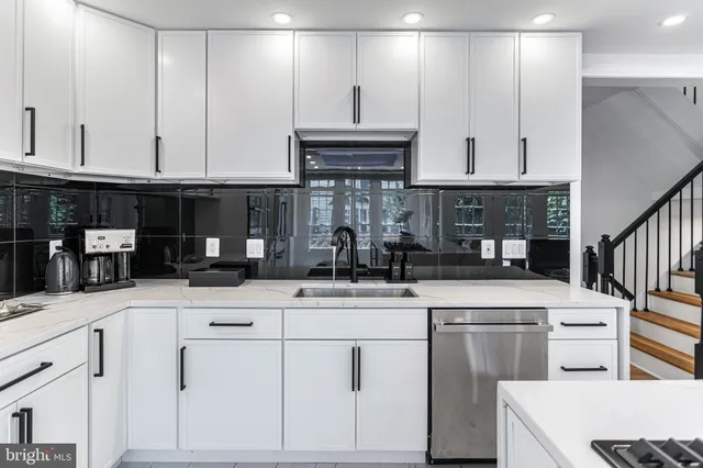 front view of a brick house