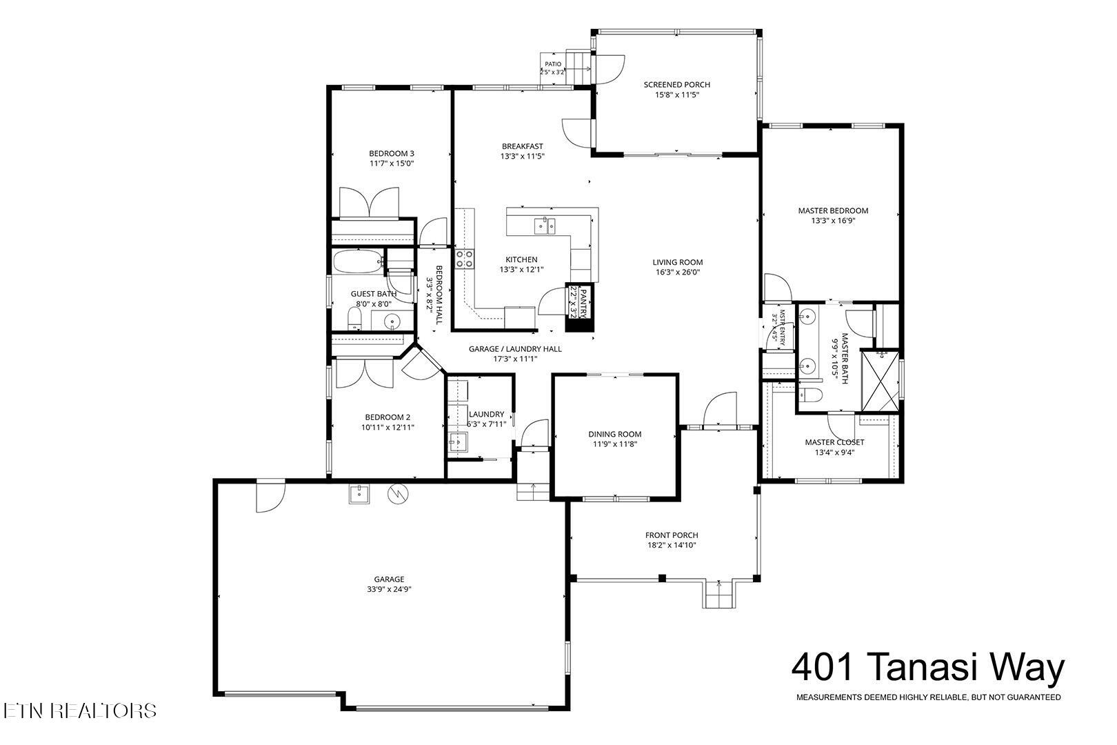 401 Tanasi Way Loudon, TN 37774 - Photo 44 of 44 44_401 Tanasi Way_FloorPlan