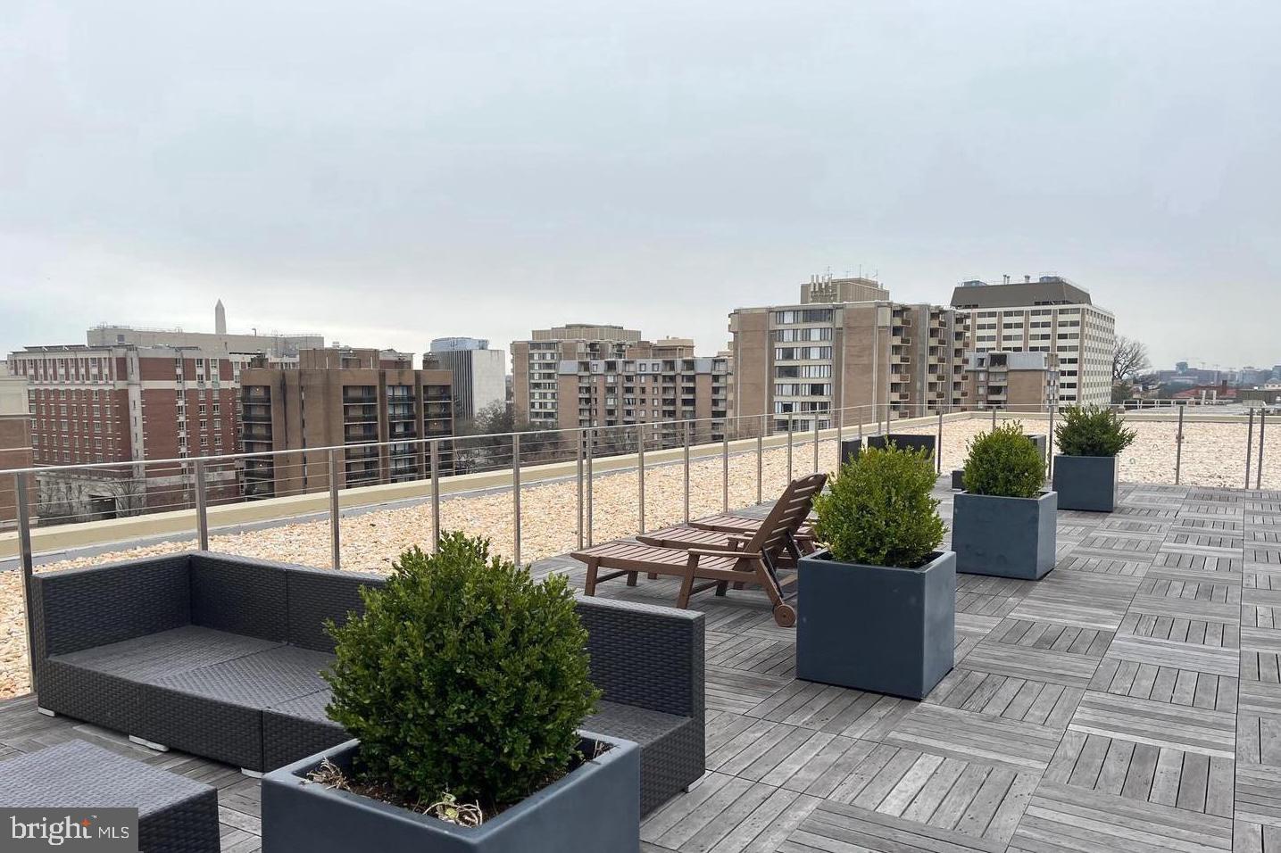 2475 Virginia Avenue Northwest, Unit 515 Washington, DC 20037 - Photo 17 of 22 a view of a terrace with chairs