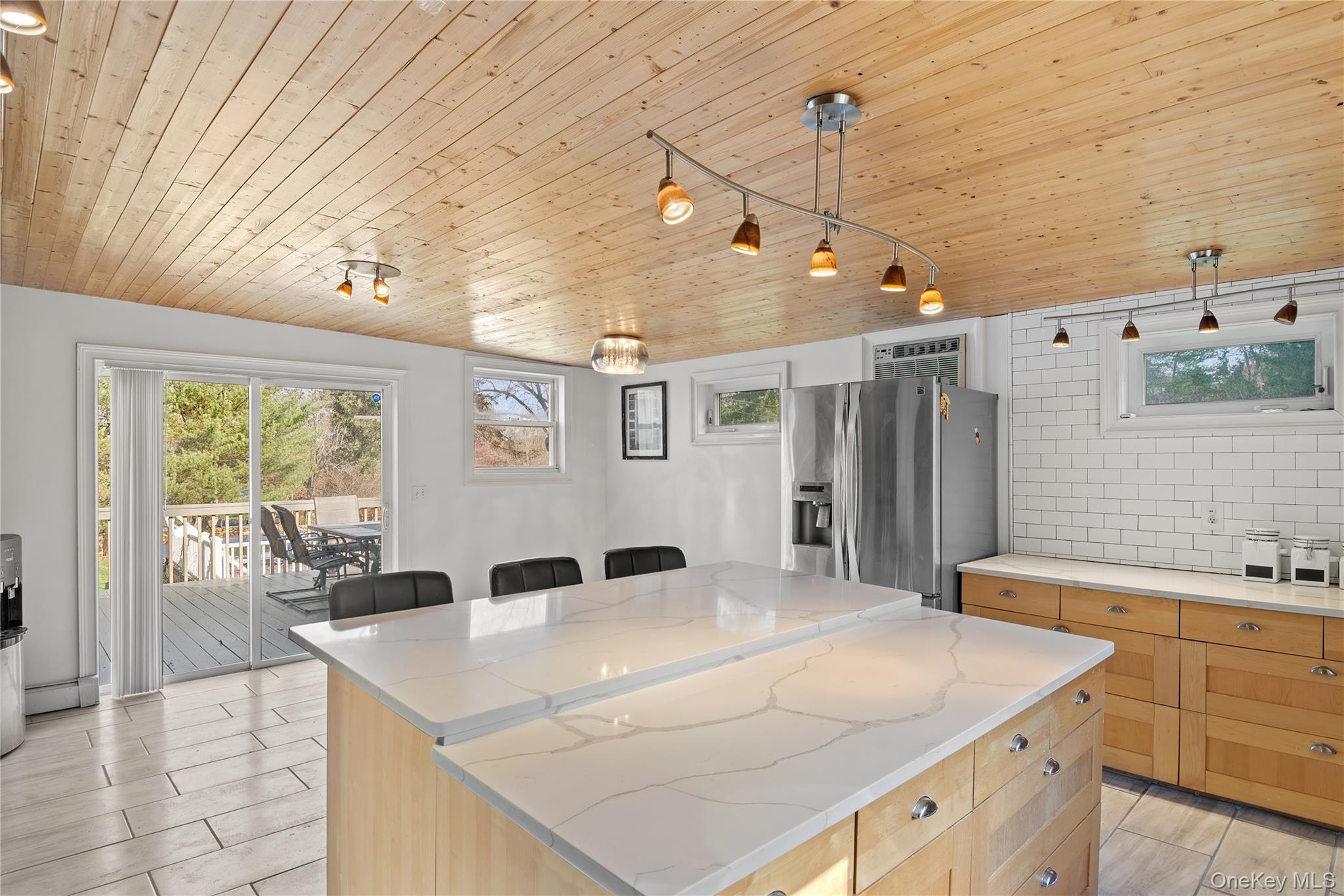 137 South Highland Road Wappingers Falls, NY 12590 - Photo 18 of 39 a kitchen with a sink and a refrigerator