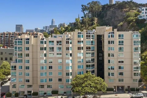 a front view of a building