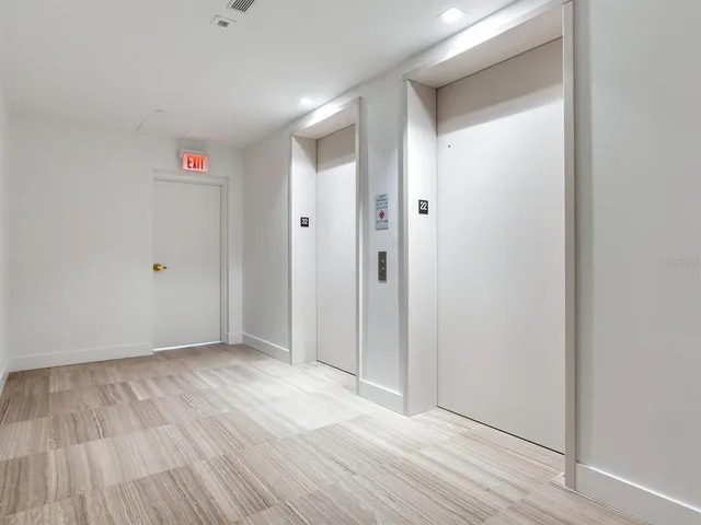 a view of an empty room