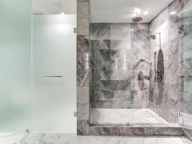 a view of balcony with furniture