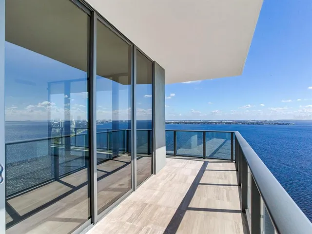 a view of balcony with city view