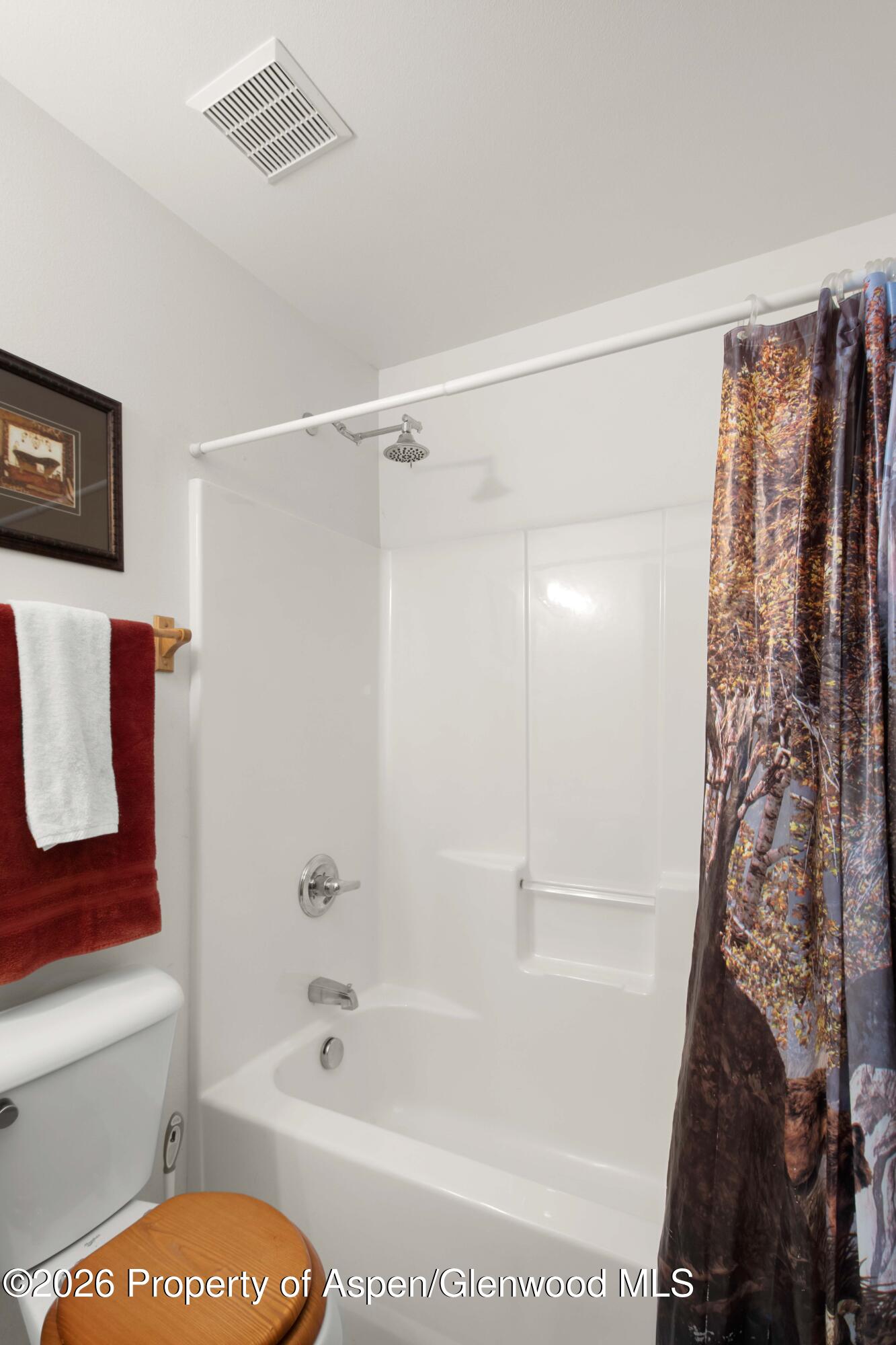 256 Cliff View Circle Parachute, CO 81635 - Photo 12 of 20 a bathroom with a bathtub and shower