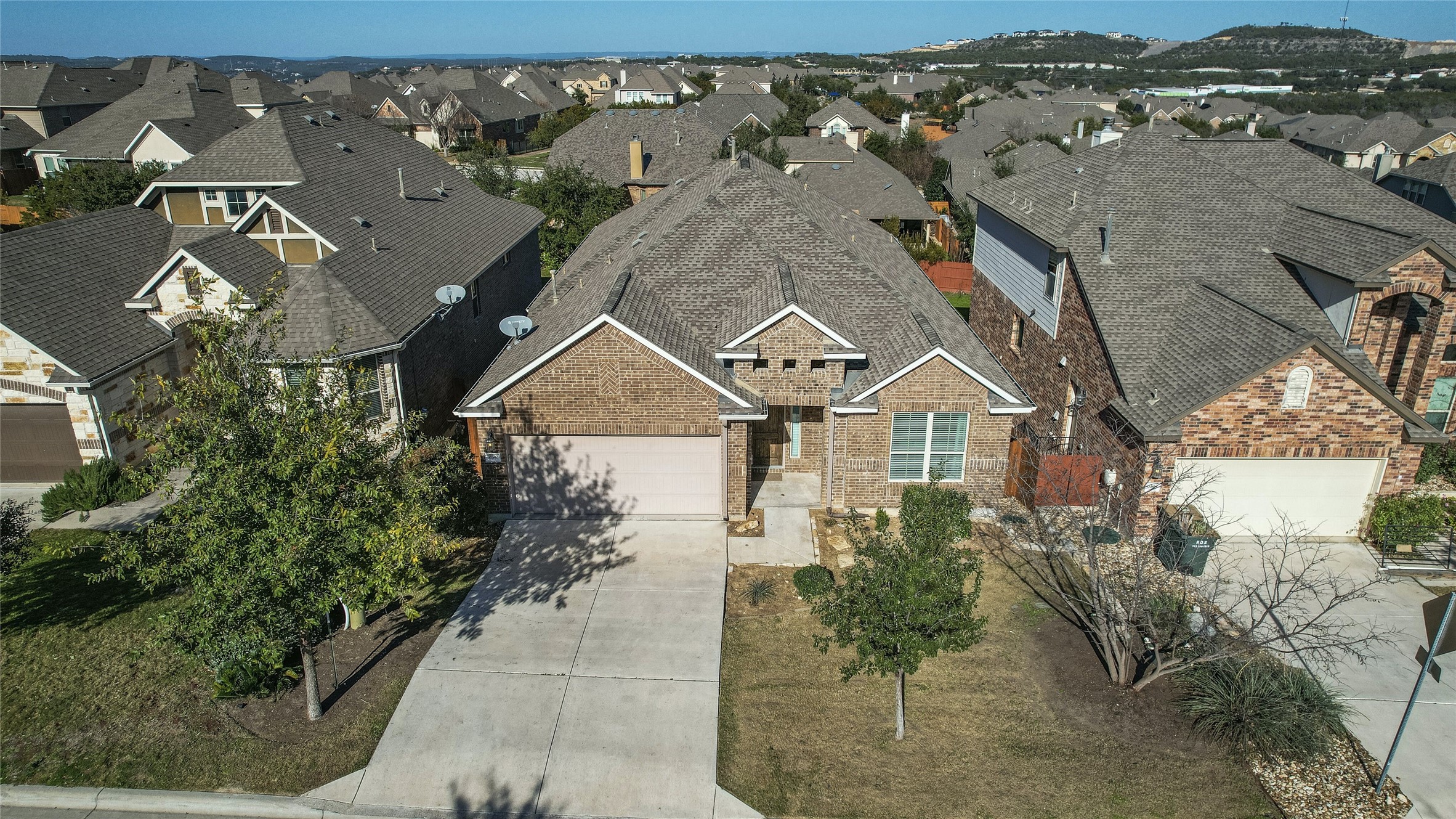 18512 Tanner Bayou Loop Austin, TX 78738 - Photo 22 of 32 an aerial view of a house