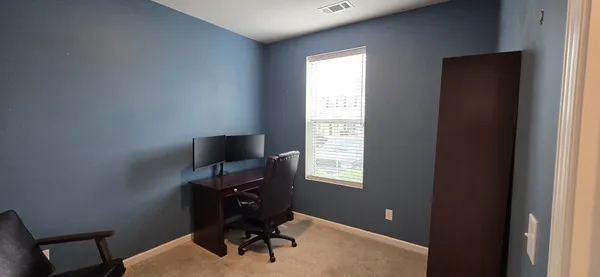 a view of a workspace with a window