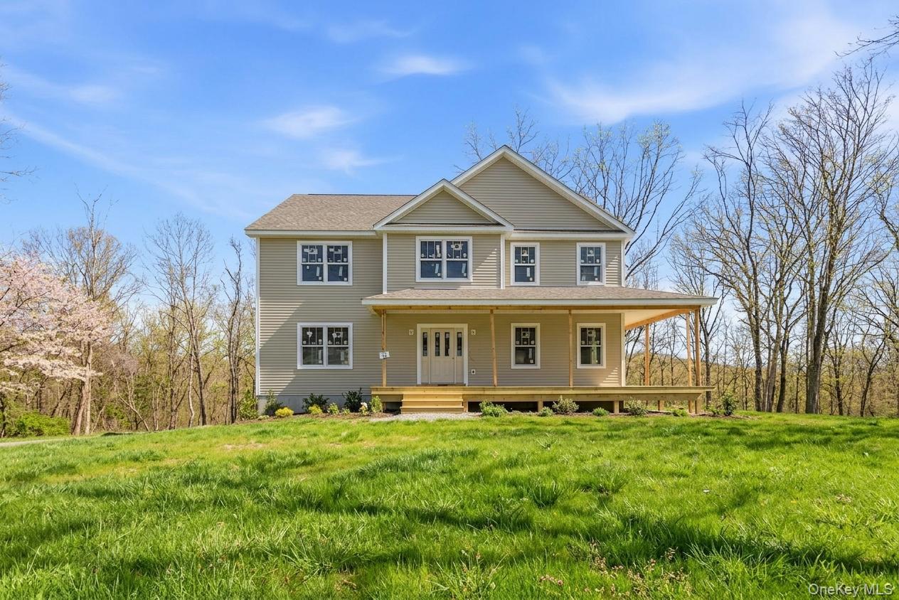 Currently being built by skilled local builders, a beautiful rocking chair porch colonial awaits its buyers