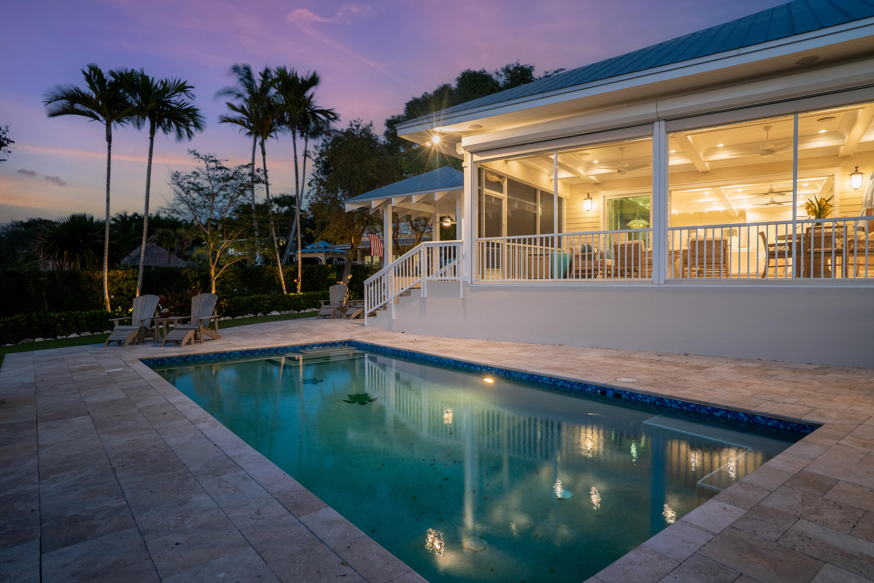 134 North Rolling Hill Road Tavernier, FL 33070 - Photo 50 of 65 a view of a swimming pool with a patio