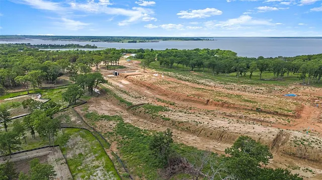 a view of a city street view with ocean view