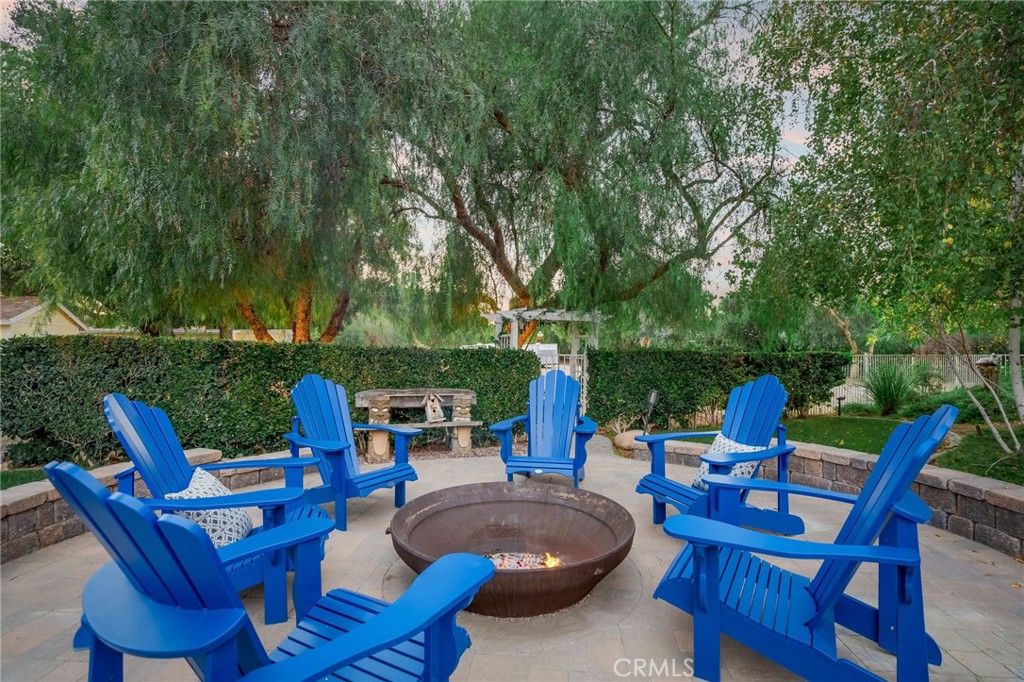 27767 Sand Canyon Road Canyon Country, CA 91387 - Photo 16 of 63 a view of backyard with seating area and green space