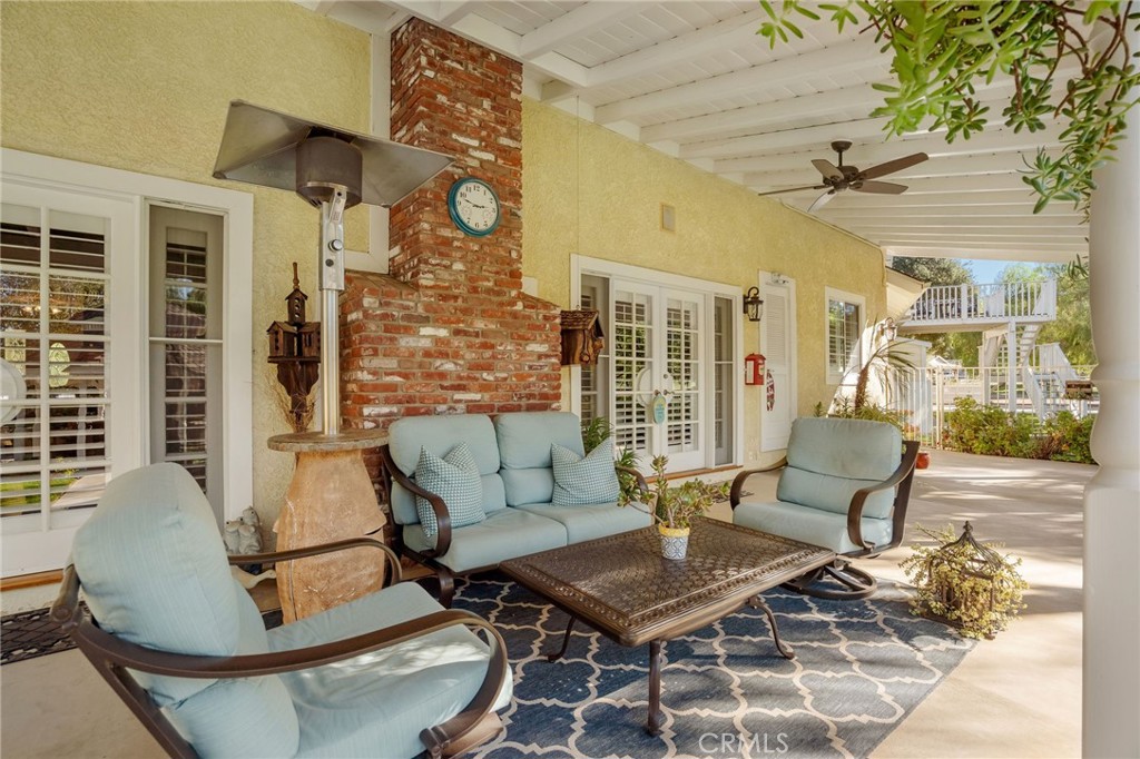 27767 Sand Canyon Road Canyon Country, CA 91387 - Photo 40 of 64 a outdoor living space with furniture and rug