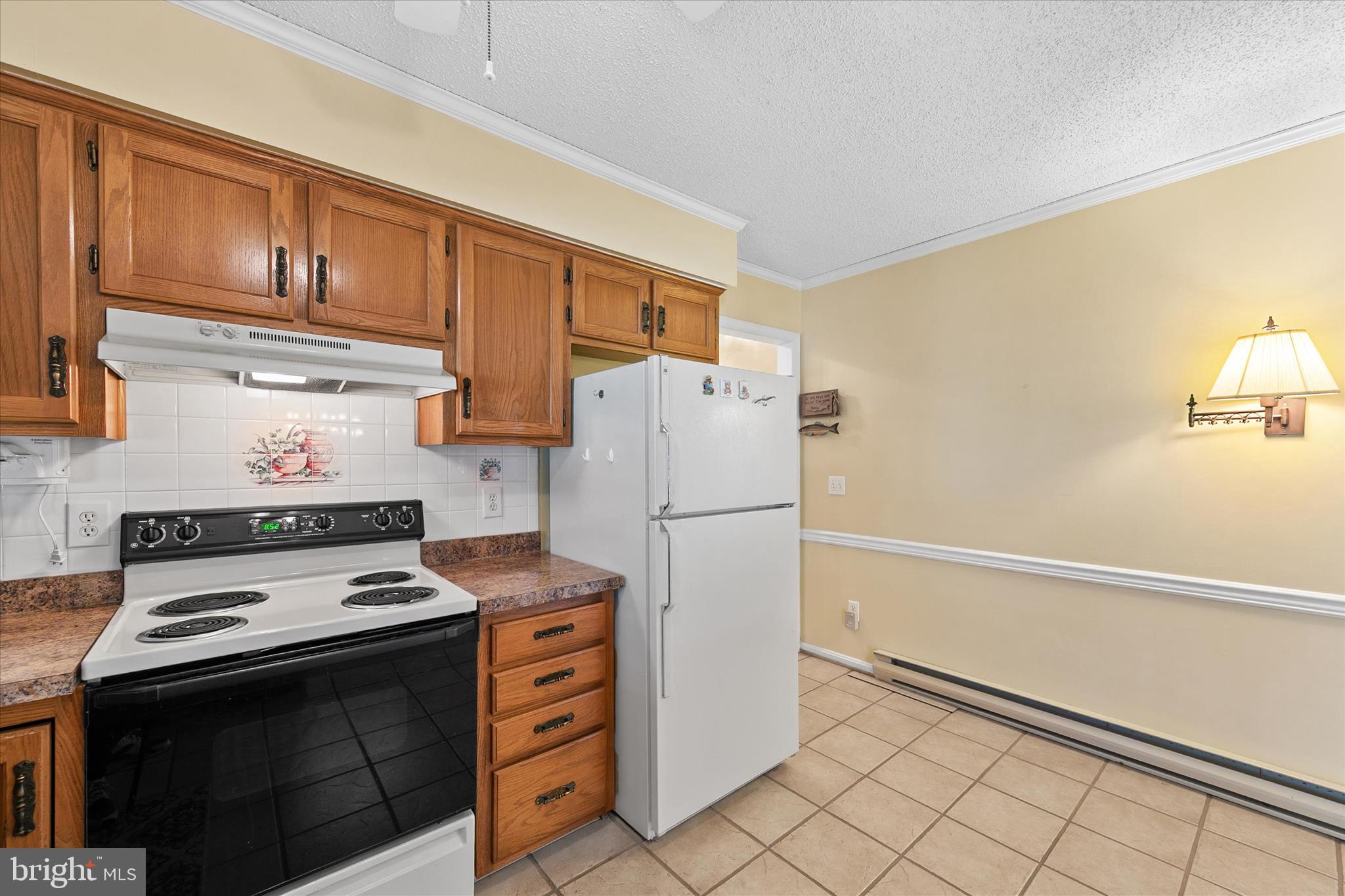 13 South Primrose Lane Ocean View, DE 19970 - Photo 15 of 38 a kitchen with a stove cabinets and refrigerator