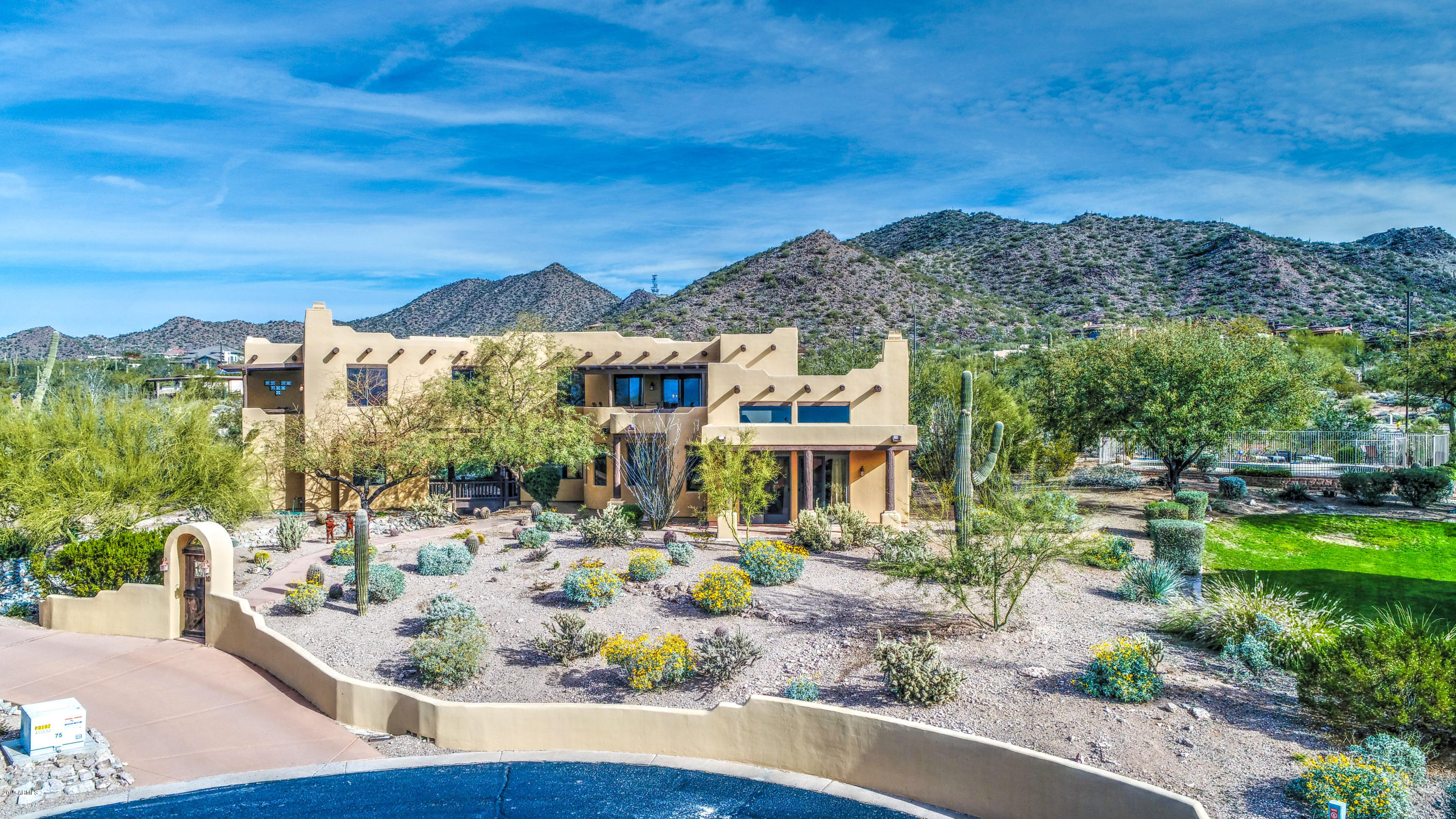 3530 North Hawes Road, Unit 10 Mesa, AZ 85207 - Photo 75 of 76 a view of a swimming pool with a patio