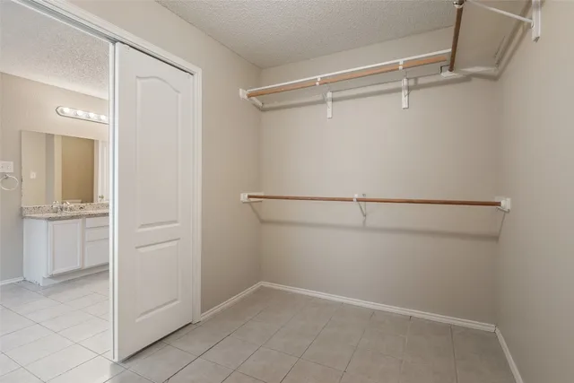 a view of walk in closet