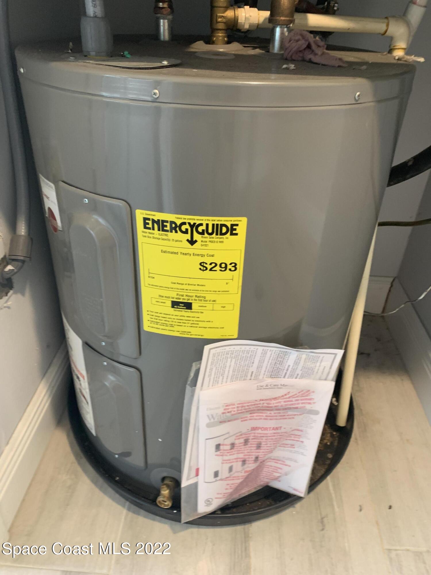 584 North Wickham Road, Unit 82 Melbourne, FL 32935 - Photo 17 of 43 2020 WATER HEATER