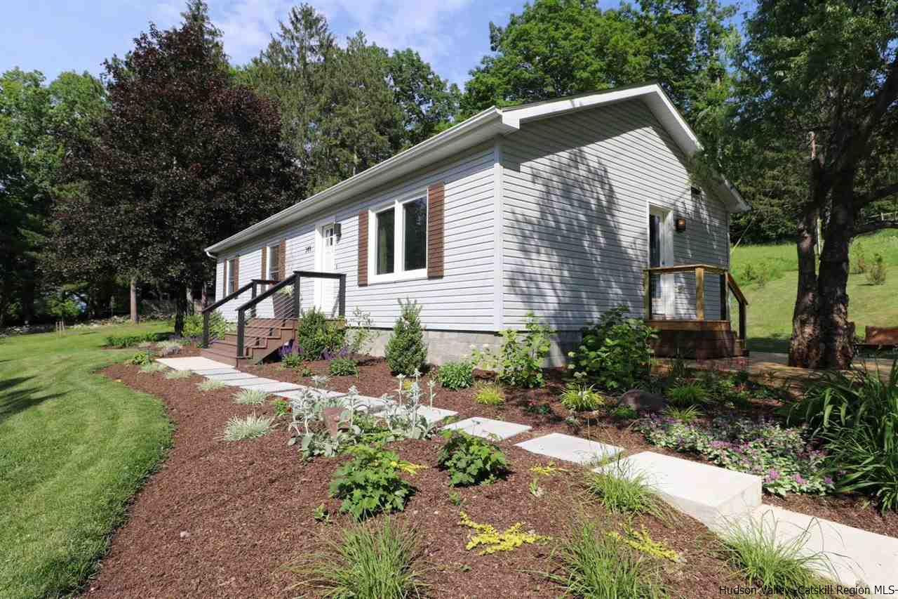 349 Co Road, Unit KRUMVILLE DAVIS CORNER RD Olivebridge, NY 12461 - Photo 22 of 25 a view of a house with backyard and garden