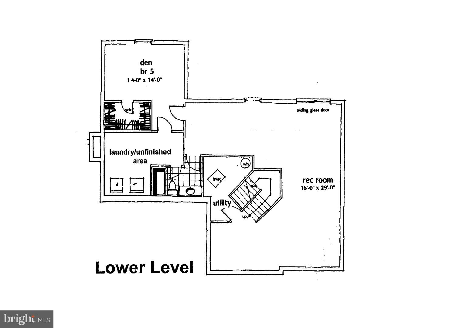 1111 Northwind Drive Reston, VA 20194 - Photo 30 of 30 Floor Plan - Lower Level