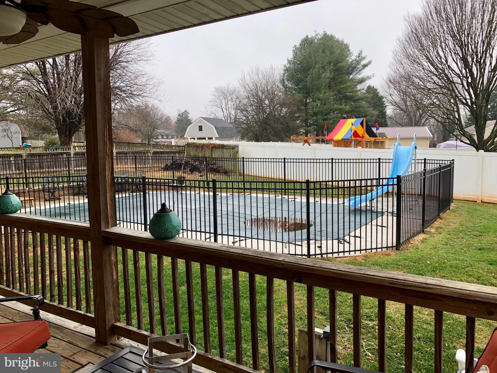 4305 Zircon Road Middletown, MD 21769 - Photo 36 of 38 Huge in-ground swimming pool with slide!