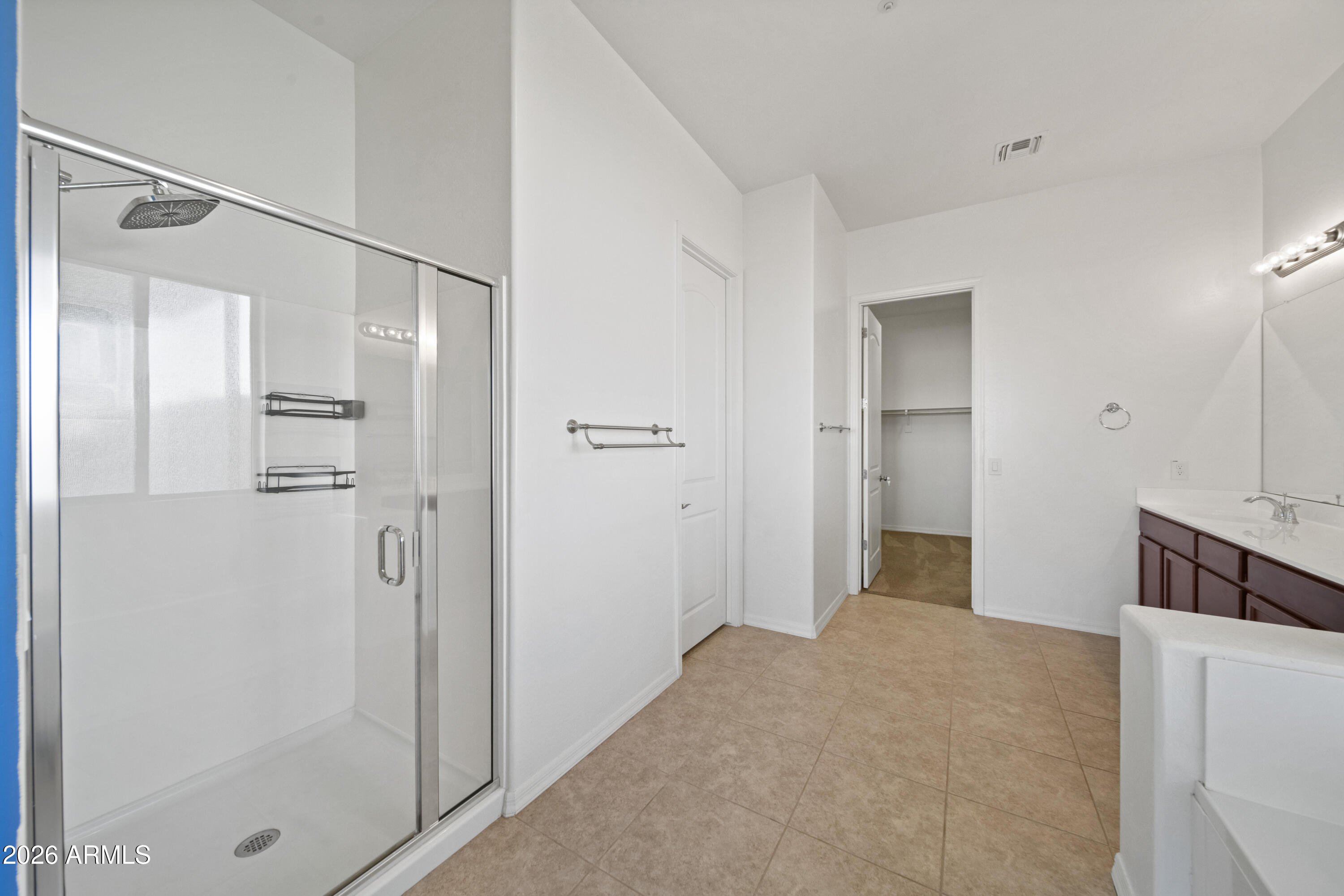 28621 North Bush Street Wittmann, AZ 85361 - Photo 32 of 41 a spacious bathroom with a shower and a sink