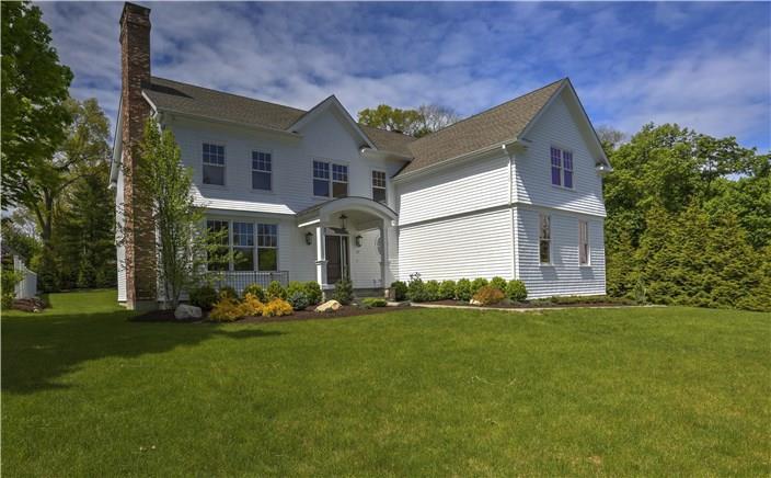 17 Dover Road Westport, CT 06880 - Photo 1 of 1 a front view of a house with a yard