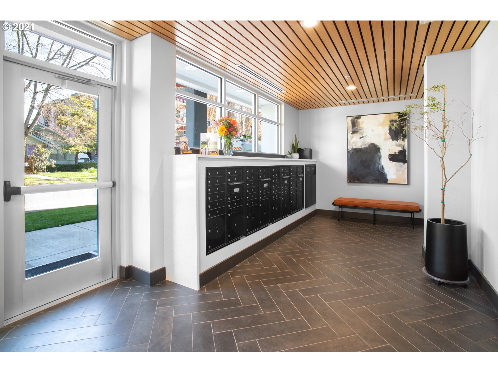 1600 Pearl Street, Unit 305 Eugene, OR 97401 - Photo 4 of 46 a bedroom with furniture and a window