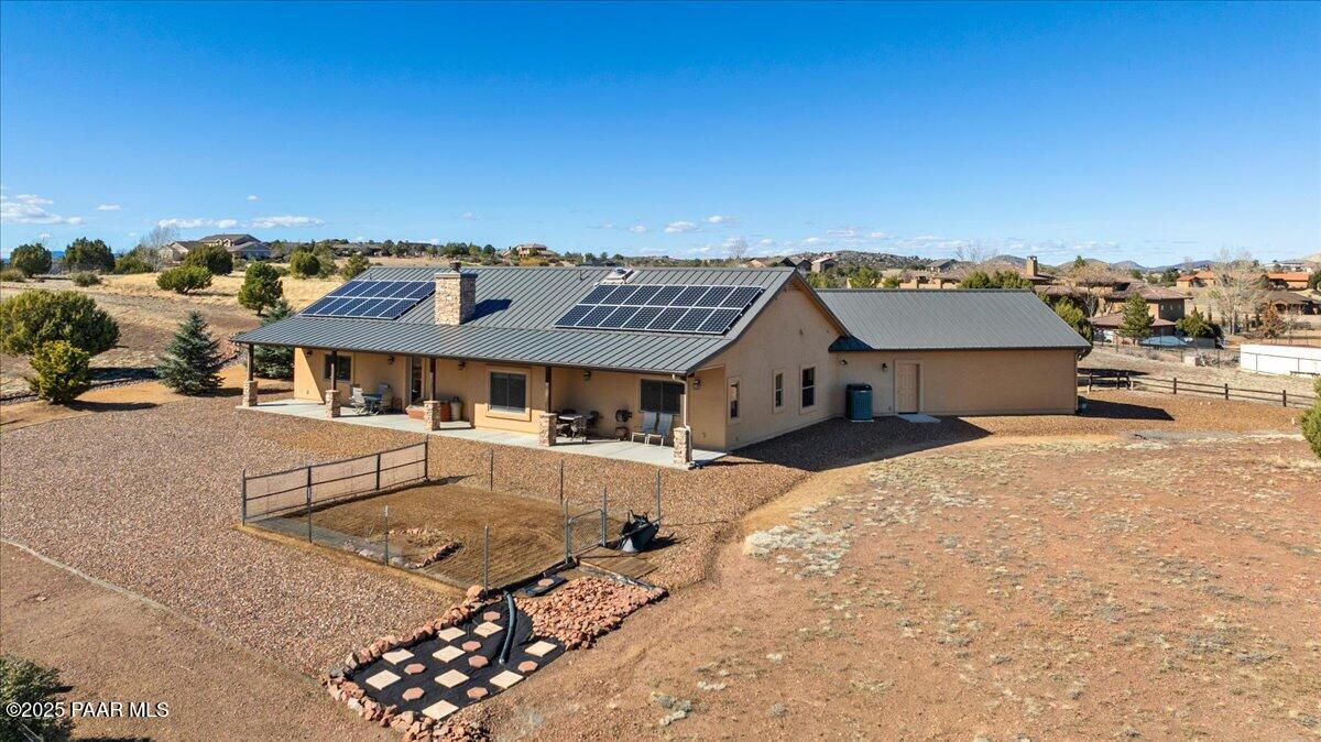 11055 Williamson Valley Ranch Road Prescott, AZ 86305 - Photo 29 of 37 Back of Home with Solar