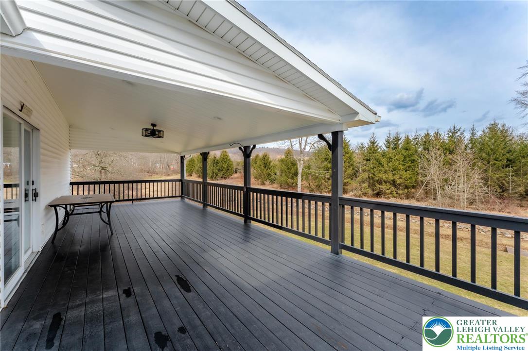 181 Springhouse Road Lehighton, PA 18235 - Photo 11 of 71 a view of a balcony with wooden floor
