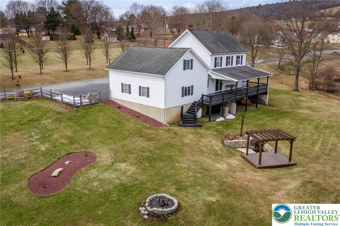 181 Springhouse Road Lehighton, PA 18235 - Photo 8 of 71 a aerial view of a house with swimming pool
