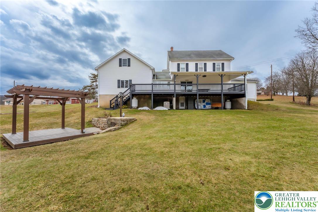 181 Springhouse Road Lehighton, PA 18235 - Photo 9 of 71 a view of a house with swimming pool and sitting area