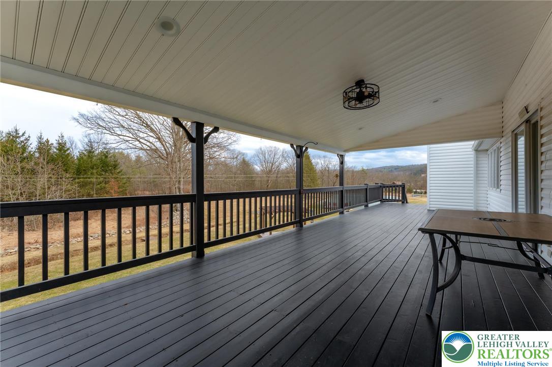 181 Springhouse Road Lehighton, PA 18235 - Photo 10 of 71 a view of balcony with wooden floor