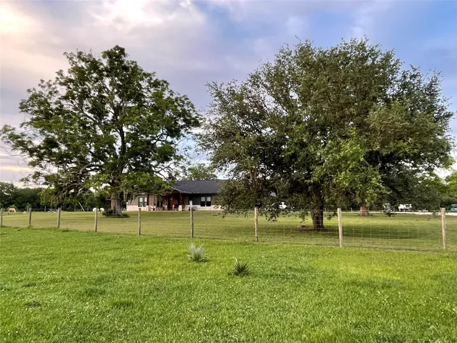 a view of a green field