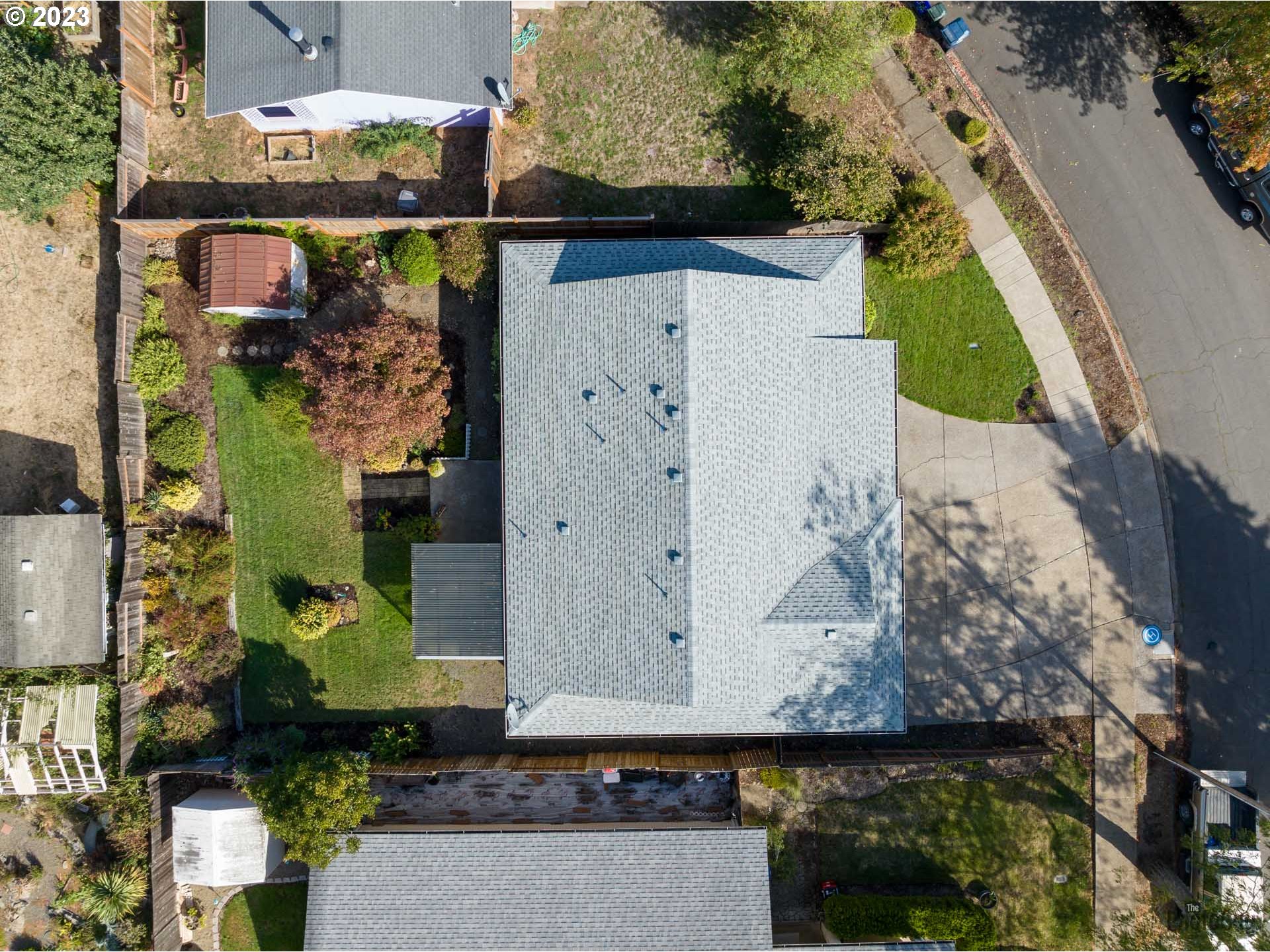 4888 B Street Springfield, OR 97478 - Photo 30 of 32 an aerial view of a house