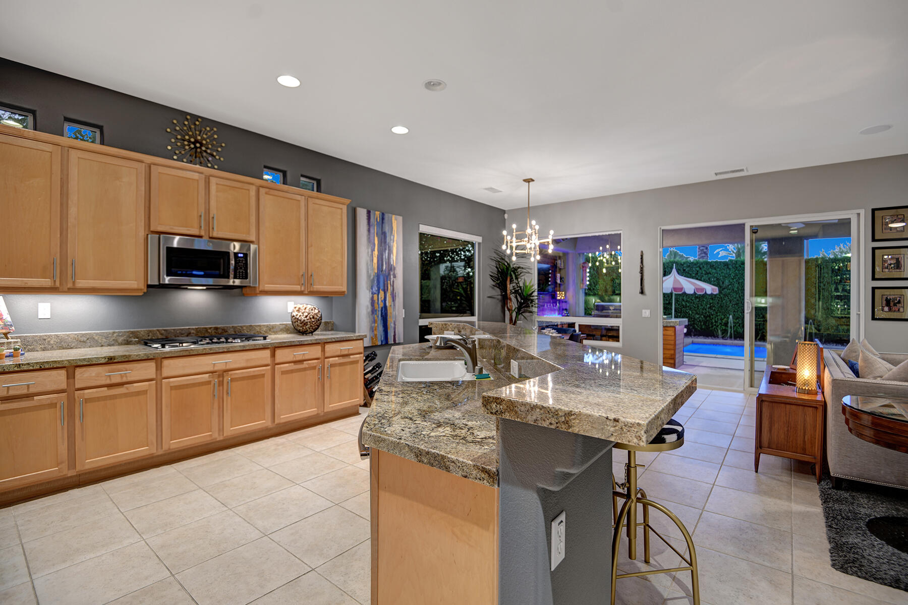 69792 Matisse Road Cathedral City, CA 92234 - Photo 20 of 71 KITCHEN OUT NIGHT MLS