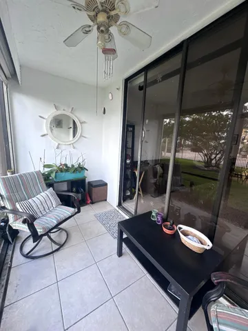 a room with furniture