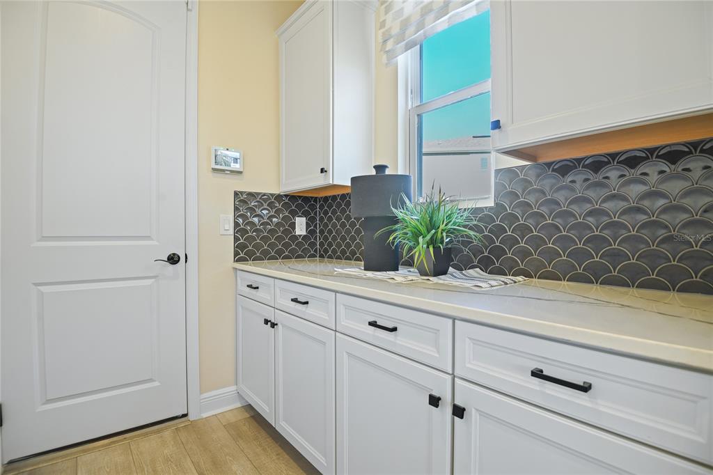 3633 Sublett Loop Tavares, FL 32778 - Photo 8 of 31 a bathroom with a potted plant on the counter and mirror