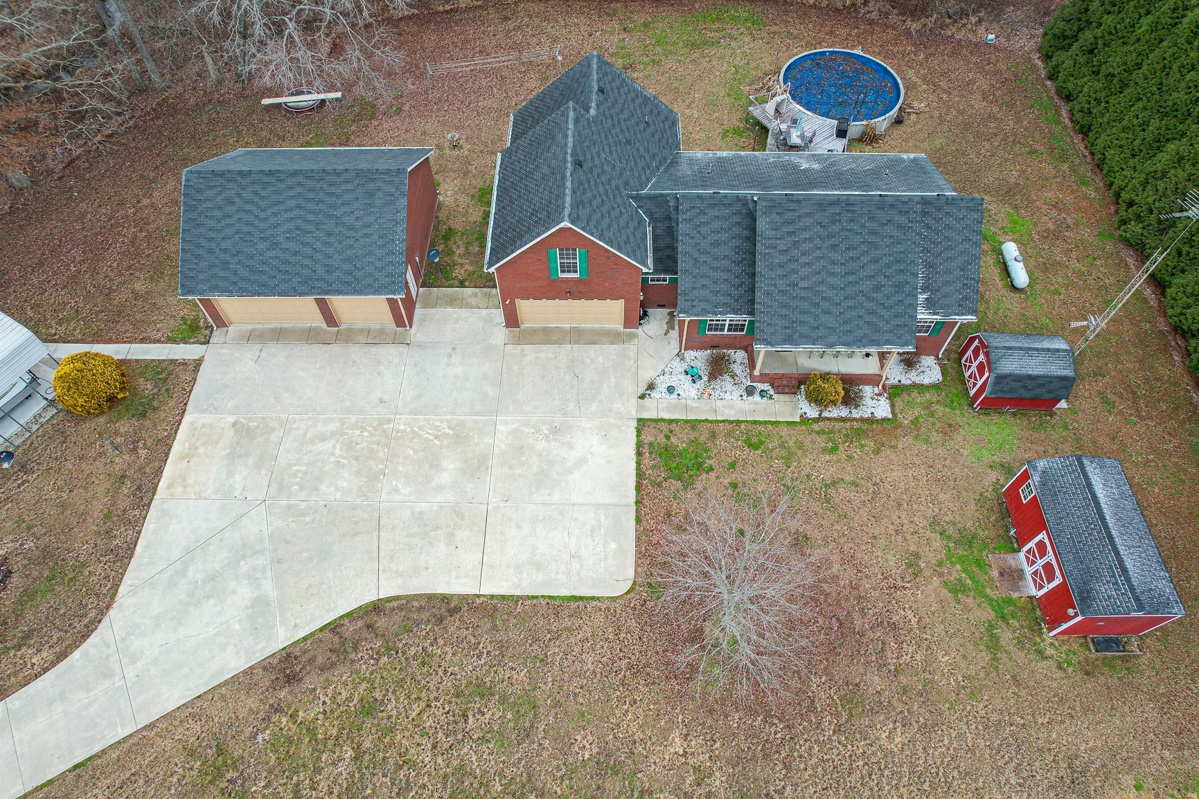 228 Espy Road Manchester, TN 37355 - Photo 36 of 46 an aerial view of a house