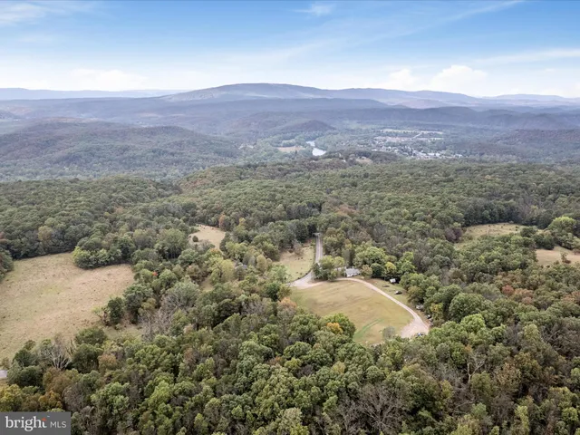 a view of lake and mountain