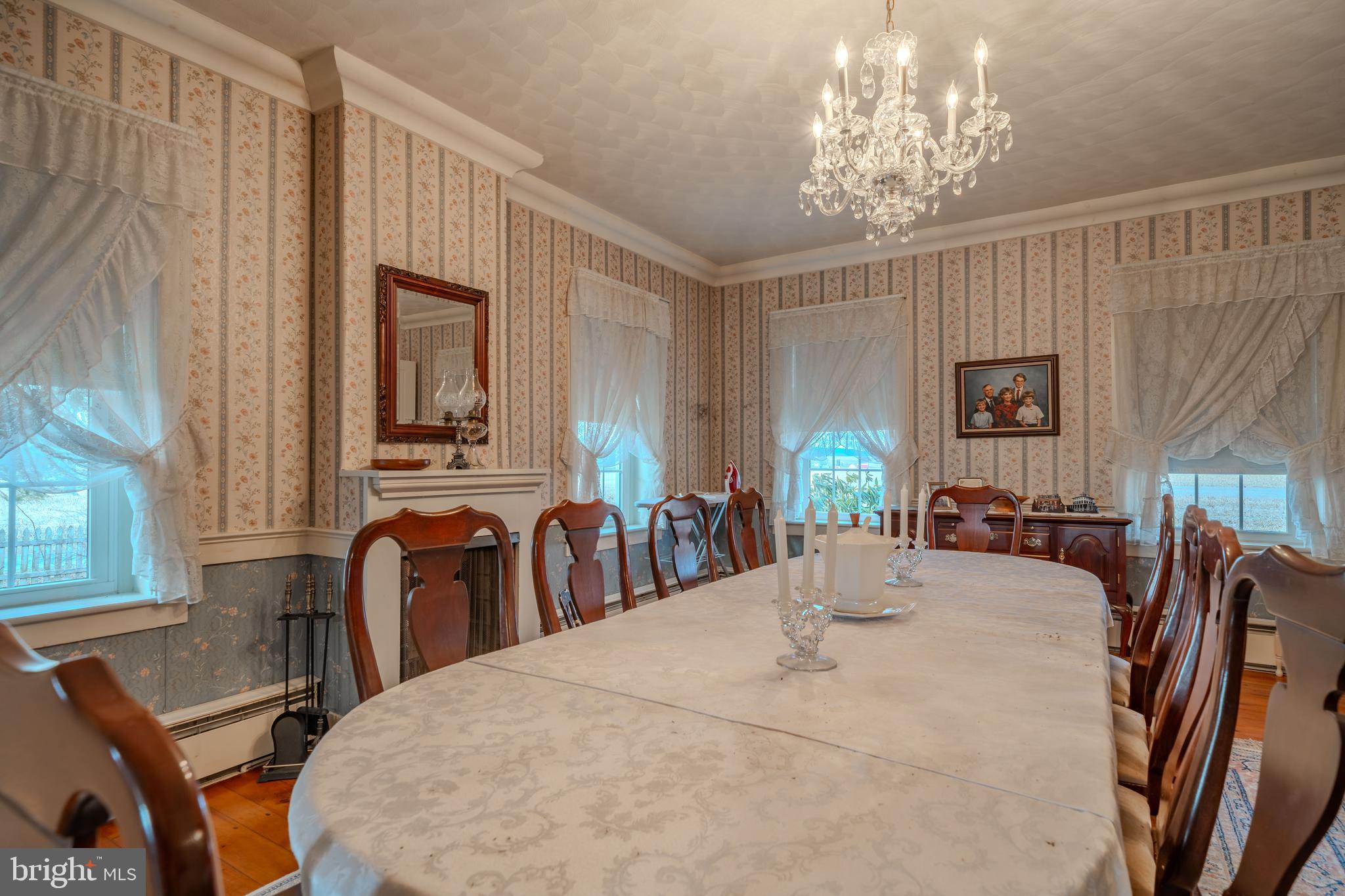 155 Shady Hill Road Milton, PA 17847 - Photo 53 of 70 a view of a dining room with furniture and chandelier