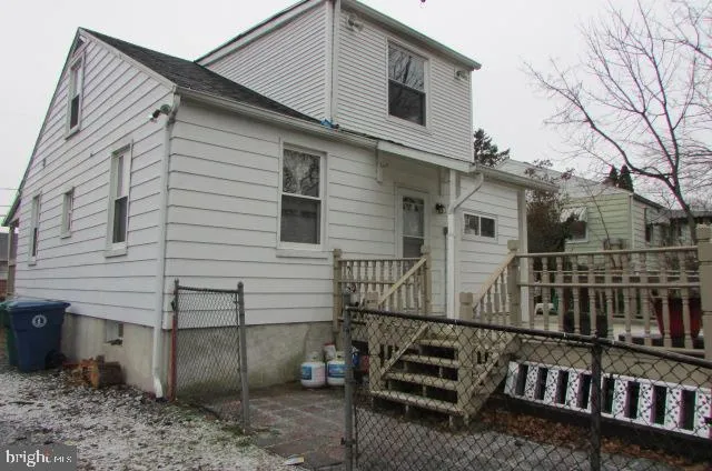 a view of a house with a deck