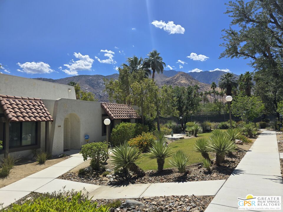 365 West Mariscal Road Palm Springs, CA 92262 - Photo 24 of 25 a front view of a house with a yard