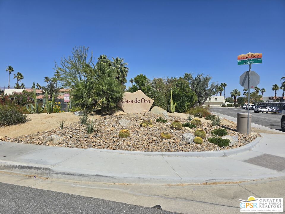 365 West Mariscal Road Palm Springs, CA 92262 - Photo 25 of 25 a view of a yard with table and chairs