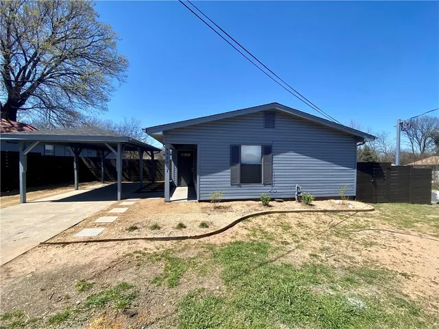a house with a outdoor space