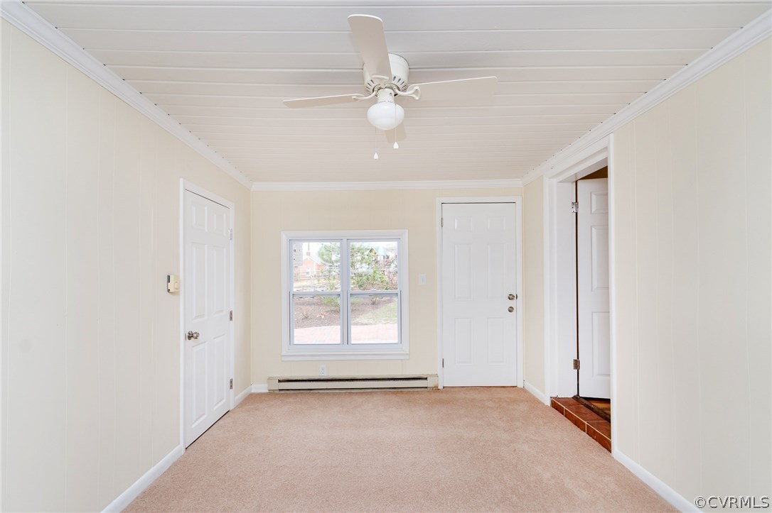 9604 Meadowview Road Richmond, VA 23294 - Photo 16 of 32 an empty room with windows and closet