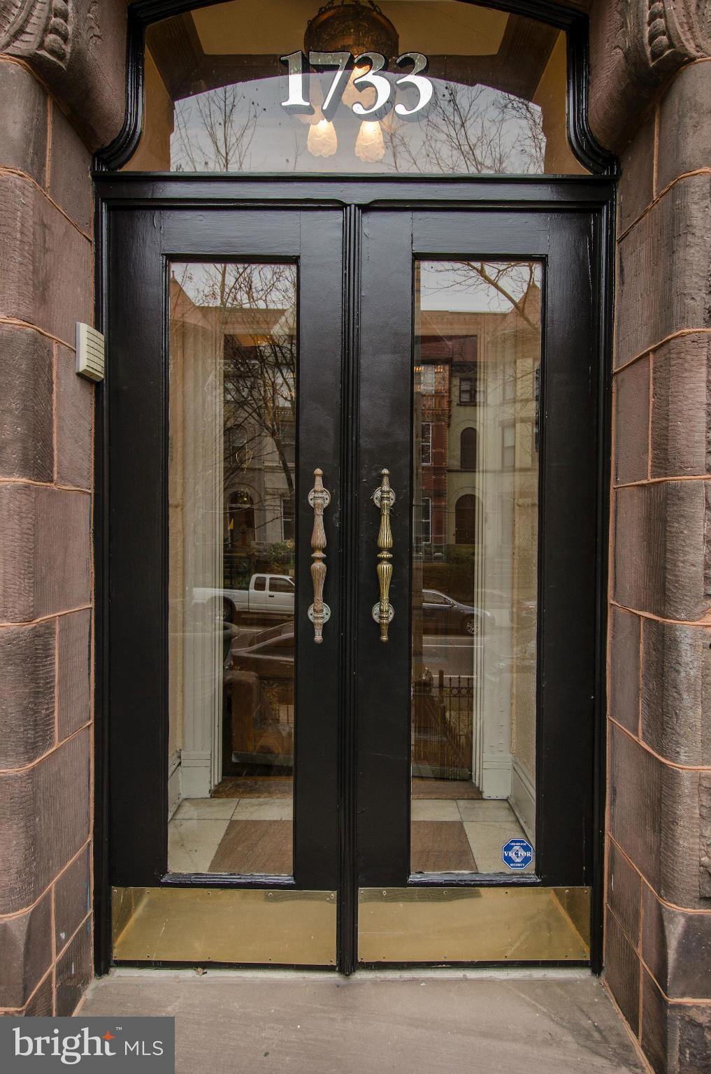 1733 Q Street Northwest Washington, DC 20009 - Photo 2 of 15 a view of a entryway door