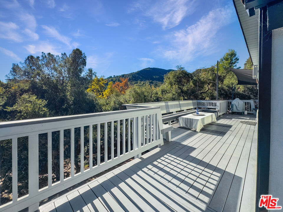 22012 Topanga School Road Topanga, CA 90290 - Photo 19 of 34 a view of balcony with furniture