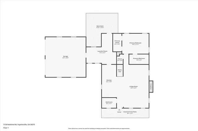 $545,000 | 1178 Redwine Road, Fayetteville, GA 30215