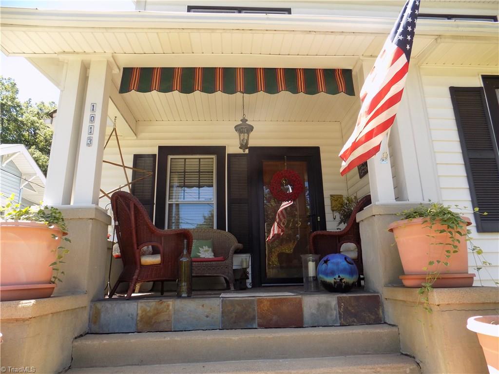 1013 North Hamilton Street High Point, NC 27262 - Photo 3 of 30 This Seller has thought of every space in this home. Front Porch is so welcoming.