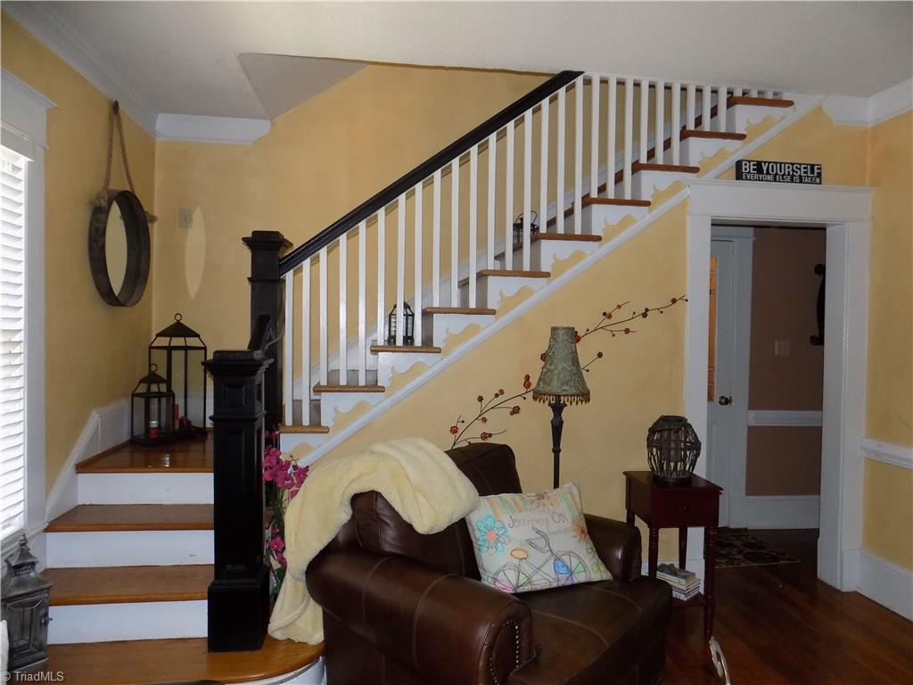 1013 North Hamilton Street High Point, NC 27262 - Photo 8 of 30 Wide Staircase leads to two bedrooms and full bath upstairs.